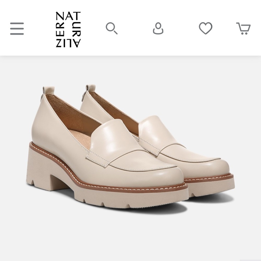 Naturizer “Darry” loafer 6.5 cream